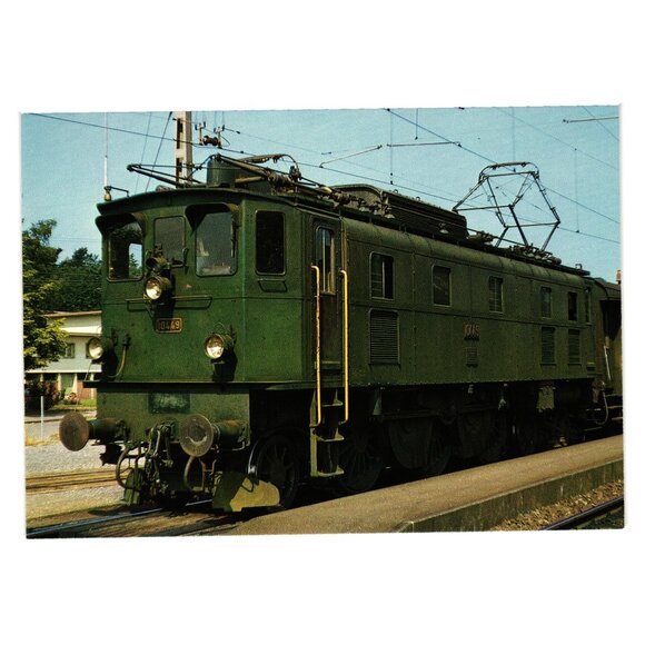 Swiss Federal Railways SBB Electric Locomotive Ae 3/6 II 10449 Postcard Minirex - Picture 1 of 2